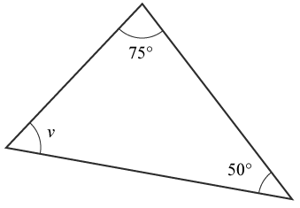 Exempel 1 vinkelsumma triangel