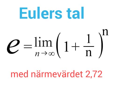 Talet e - Eulers tal