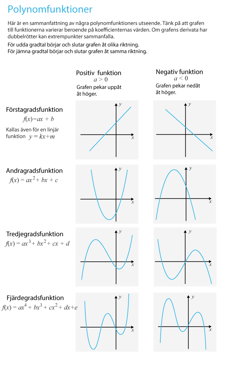 Polynomfunktioners graf