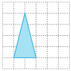 beräkna area för triangel i rutnät